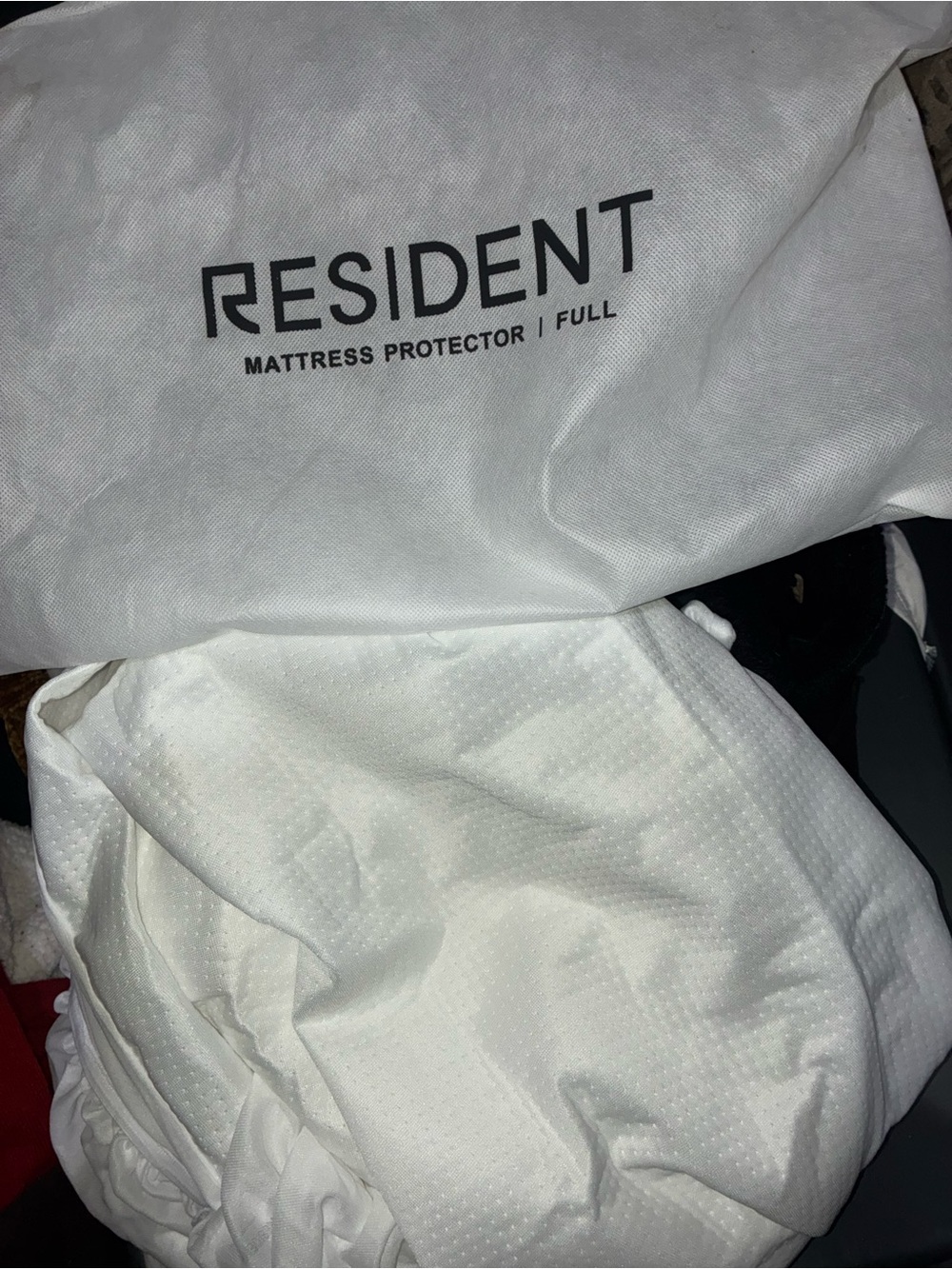 Resident Full Mattress Protector - White